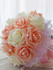 blumenstrauss Hochzeit Brautstrauß in ChampagnerfarbeEthylen für Hochzeit rund