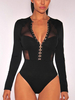 Bodies Polyester in Schwarz ohne eingebauter BH im schicken & modischen Style