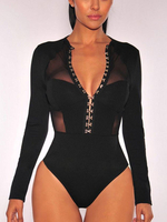 Bodies Polyester in Schwarz ohne eingebauter BH im schicken & modischen Style