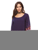 Bohemian Kleider mit Print Sommerkleid und Pagodenärmeln im Boho-Style gemischten Baumwollen