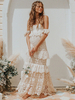 Boho Brautkleider Spitze Etui- Brautkleider milchweiß mit Court-Schleppe natürliche Taillenlinie und Reißverschluss Herz-Ausschnitt Kurzarm