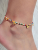 Boho Knöchel Armband Multicolor Perlen Fußkettchen