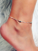Boho Knöchelarmband Silberkette Fußkette