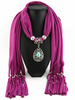 Boho Schal Turquise Anhänger Fringe Schal