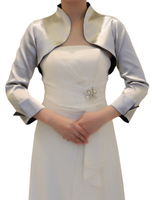 Bolero Jacke aus Satin