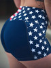 Booty Shorts 4. Juli Unabhängigkeitstag Bedruckte Shorts