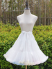 Braut Hochzeit Petticoat Mode Tüll Half Slip ohne Knochen Weißer Petticoat