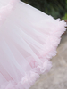 Braut Hochzeit Petticoat Schöne zweistufige Tüll Half Slip Pink Petticoat