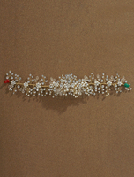 Braut Kopfschmuck Perlen Strass Perlen Hochzeit Haarschmuck