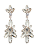 Braut Ohrringe für Frauen Strass Birne durchbohrt hellblond Brautschmuck
