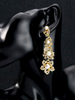 Braut Ohrringe Perle Strass durchbohrt Hochzeitsschmuck
