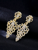 Braut Ohrringe Strass durchbohrt Frauen Hochzeit Schmuck