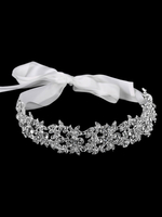 Braut Stirnband Strass Perlen Perlen Tiara Band Hochzeit Haarschmuck