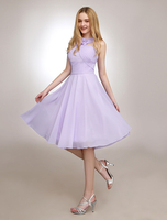 Brautjungfer-Kleid in Lavender-Lila