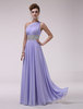 Brautjungfernkleid aus Chiffon in Lavender-Lila