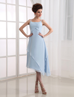 Brautjungfernkleid mit Spaghettiträger
