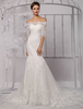 Brautkleid aus Spitze in Elfenbeinfarbe Milanoo