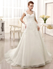 Brautkleid mit Herz-Ausschnitt und Schleppe Milanoo