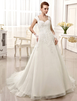 Brautkleid mit Herz-Ausschnitt und Schleppe Milanoo