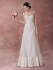 Brautkleider Elfenbein Eine Linie Long Sleeve Sweetheart Boned Illusion Bodenlangen Brautkleid