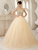 Brautkleider Prinzessin A-Linie- Brautkleider mit Carmenausschnitt Hochzeit Brautkleider große Größen und Pailletten bestickt bodenlang und Schnürung