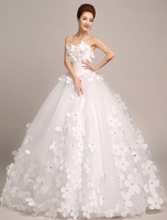 Brautkleider Prinzessin Rot trägerlos Brautkleider Satingewebe mit Domkirchen-schleppe ärmellos und Schnürung Prinzessin trägerlos