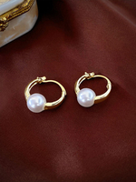 Brautohrringe Zirkonia Metall durchbohrt Hochzeitsschmuck