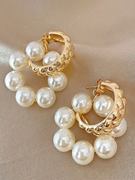 Brautohrringe Strass Damen Strass durchbohrt Hochzeitsschmuck