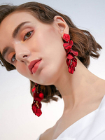 Brautohrringe Strass Damen Strass durchbohrt Hochzeitsschmuck