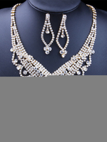 Brautschmuck-Set Charmanter durchbohrter Metallschmuck