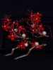 Brautschmuck-Set Chic Flower Imitation Pearl Earclip Metal