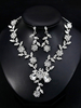 Brautschmuckset zur Hochzeit Wunderschönes Metall