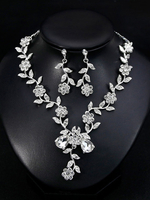 Brautschmuckset zur Hochzeit Wunderschönes Metall