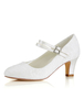 Brautschuhe aus Hochzeit Party im Retro-Style in Elfenbeinfarbe Pump