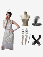 Burgunderrote Retro-Kostüme Pailletten Polyester-Zubehör Damen-Retro-Set Marie-Antoinette-Kostüm Kostüm aus dem 18. Jahrhundert