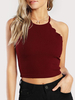 Cami Top Sexy Wellenschliff Frauen Crop Tops
