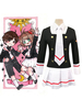 CardCaptor Sakura Klare Karte Kinomoto Sakura High School Uniform Cosplay Kostüm Set