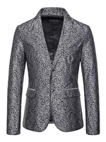 Casual Anzüge für Herren Bedruckt Casual Schwarz Khaki Stylish Herren Casual Anzüge