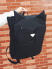Casual Lolita Rucksack Kitten Design Leinwand schwarz Lolita Tasche