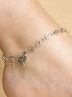 Charm Ankle Armband Silber Ketten Schatz Anhänger Frauen Beach Strand Fußkettchen