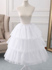 Chiffon Lolita Petticoats Rüschen 3-Lagen verstellbarer Lolita Unterrock