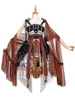 Chinesische Art Lolita JSK Kleid Quasten Schwarze Lolita Pullover Röcke