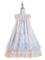 Chinesische Art Lolita JSK Kleid Violine Cat Bows Lolita Pullover Röcke