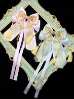 Chinesischen Stil Lolita Bogen Kopfschmuck Bänder Quasten Ketten Han Lolita Haarschmuck