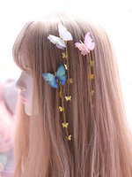Chinesischen Stil Lolita Headwear Ketten Schmetterling Han Lolita Hai Zubehör