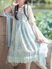 Chinesischen Stil Lolita JSK Kleid Leichter Wind und Bright Moon Pearl Bows Rüschen Milanoo Exklusive Lolita Jumper Röcke