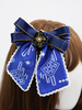 Chinesischen Stil Lolita Kopfschmuck Blue Lace Polyester Fiber Zubehör Blumen Lolita Stirnband