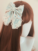Chinesischen Stil Lolita Kopfschmuck Leichtwind und Bright Moon Lace Bows Milanoo exklusive Lolita Haarspange