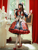Chinesischen Stil Lolita OP Kleid Infanta Kimono Plissee Fransen Plissee Lolita One Piece Kleider