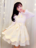 Chinesischen Stil Lolita OP Kleid Quaste Rüsche Zwei Ton Baumwolle Lolita Einteiliges Kleid